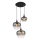 Globo - Chandelier on a string 3xE27/40W/230V d. 48 cm black