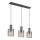 Globo - Chandelier on a string 3xE27/40W/230V grey