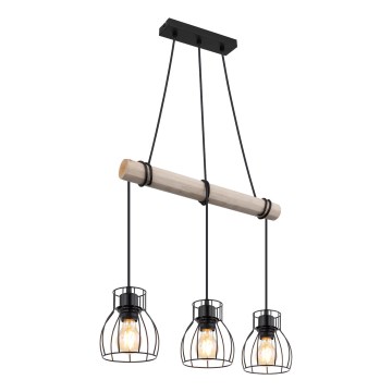 Globo - Chandelier on a string 3xE27/40W/230V