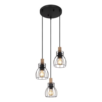 Globo - Chandelier on a string 3xE27/40W/230V