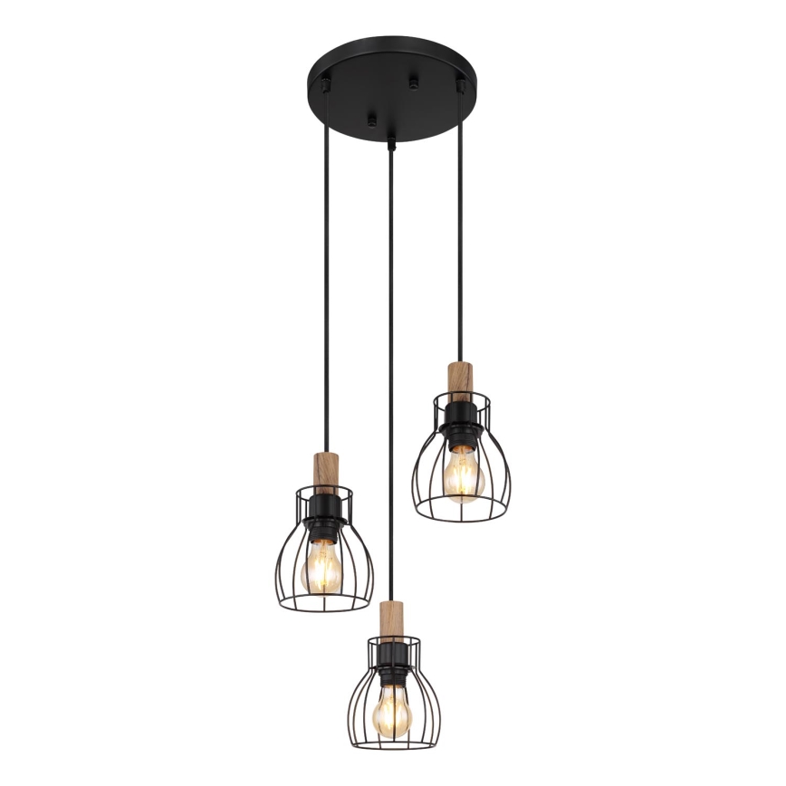 Globo - Chandelier on a string 3xE27/40W/230V