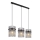 Globo - Chandelier on a string 3xE27/60W/230V black