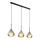 Globo - Chandelier on a string 3xE27/60W/230V black