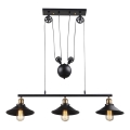 Globo - Chandelier on a string 3xE27/60W/230V