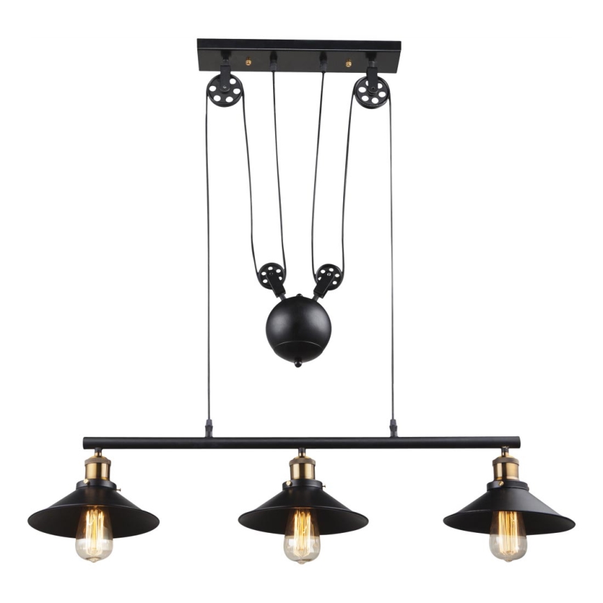 Globo - Chandelier on a string 3xE27/60W/230V