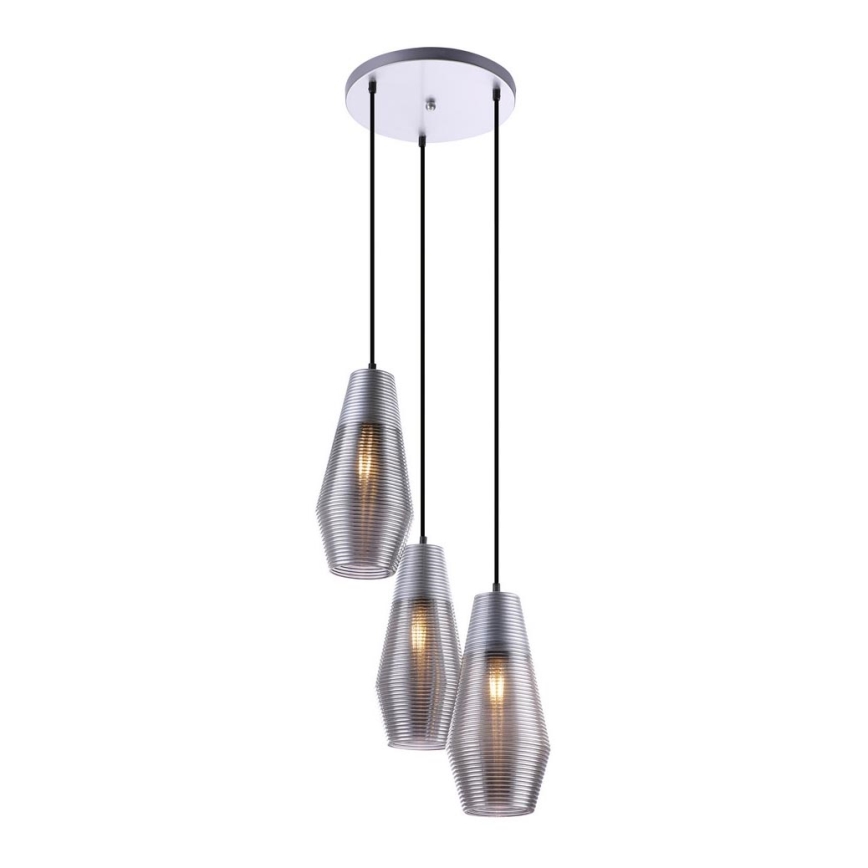 Globo - Chandelier on a string 3xE27/60W/230V