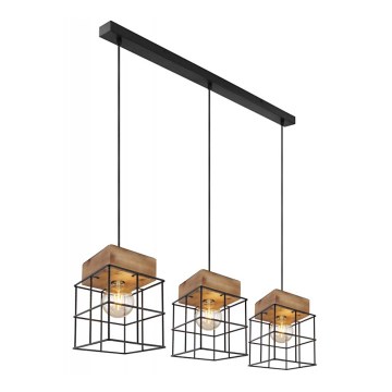 Globo - Chandelier on a string 3xE27/60W/230V