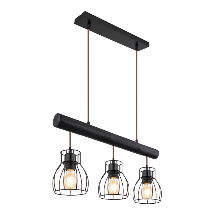 Globo - Chandelier on a string 3xE27/60W/230V