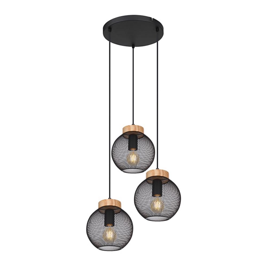 Globo - Chandelier on a string 3xE27/60W/230V
