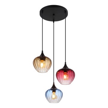 Globo - Chandelier on a string 3xE27/60W/230V
