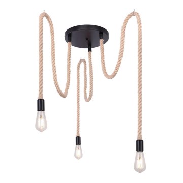 Globo - Chandelier on a string 3xE27/60W/230V spider