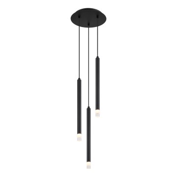 Globo - Chandelier on a string 3xG9/4W/230V d. 24 cm black