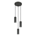 Globo - Chandelier on a string 3xGU10/25W/230V black