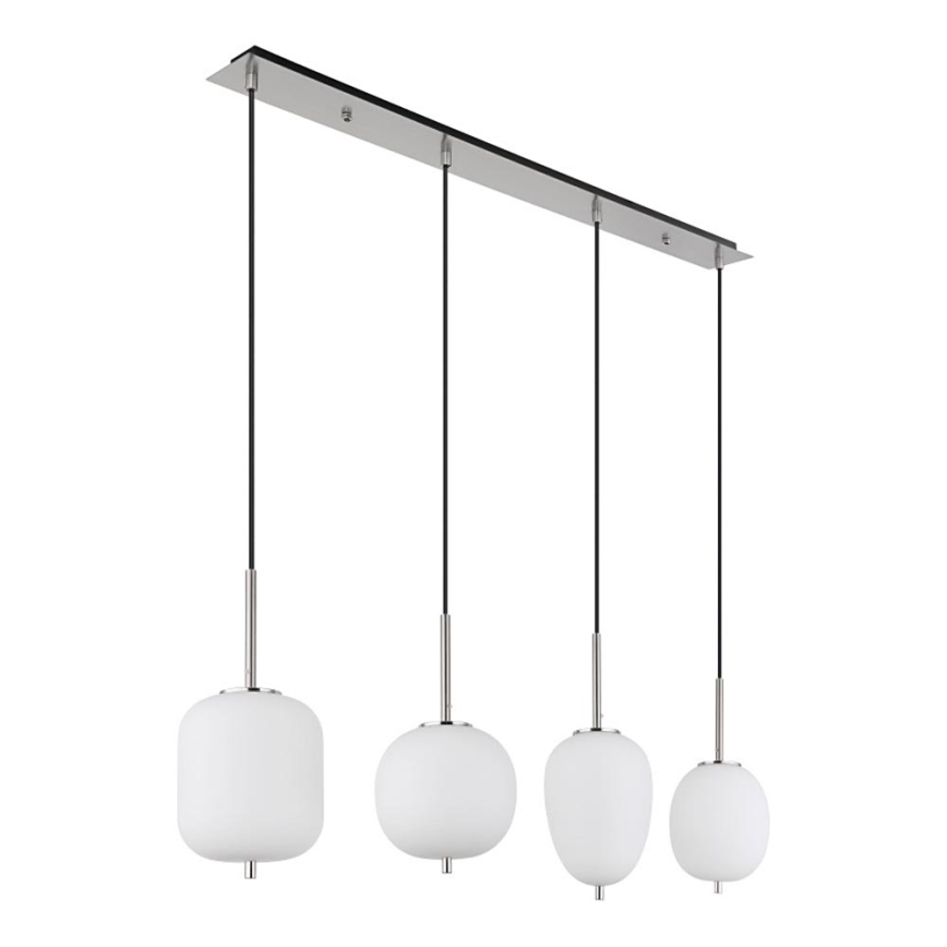 Globo - Chandelier on a string 4xE14/40W/230V white