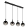 Globo - Chandelier on a string 4xE27/10W/230V black