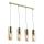 Globo - Chandelier on a string 4xE27/25W/230V brass