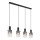 Globo - Chandelier on a string 4xE27/40W/230V black