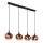 Globo - Chandelier on a string 4xE27/40W/230V copper