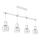 Globo - Chandelier on a string 4xE27/40W/230V