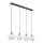 Globo - Chandelier on a string 4xE27/40W/230V white/brown