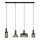 Globo - Chandelier on a string 4xE27/60W/230V black