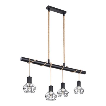 Globo - Chandelier on a string 4xE27/60W/230V