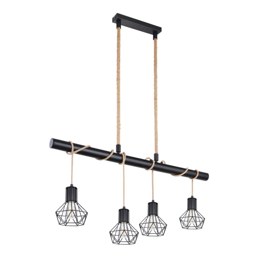 Globo - Chandelier on a string 4xE27/60W/230V