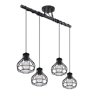 Globo - Chandelier on a string 4xE27/60W/230V