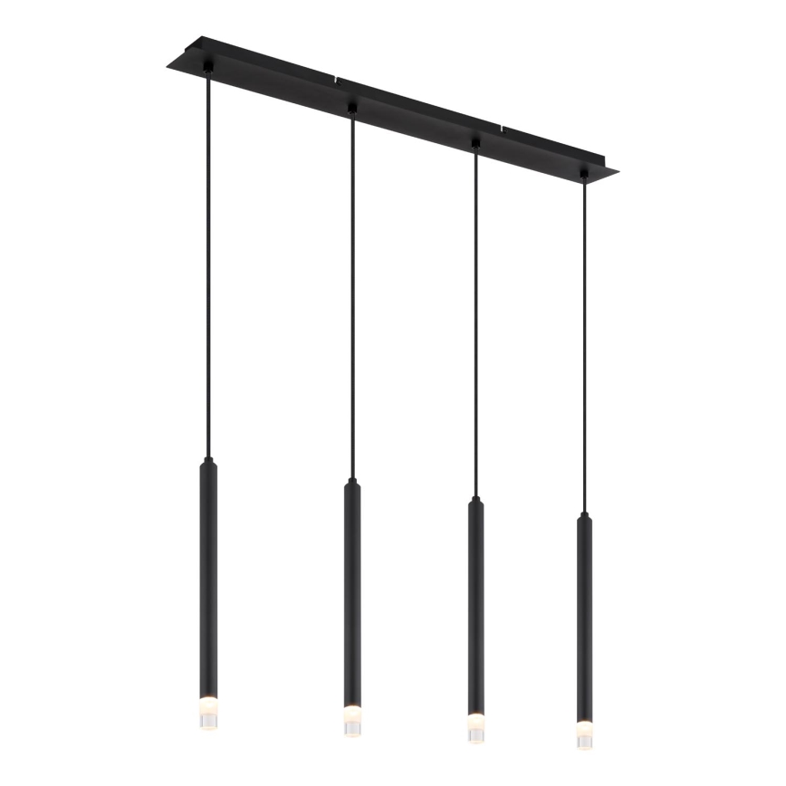 Globo - Chandelier on a string 4xG9/4W/230V black