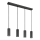 Globo - Chandelier on a string 4xGU10/25W/230V black