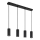 Globo - Chandelier on a string 4xGU10/25W/230V black