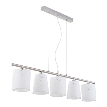 Globo - Chandelier on a string 5xE14/25W/230V