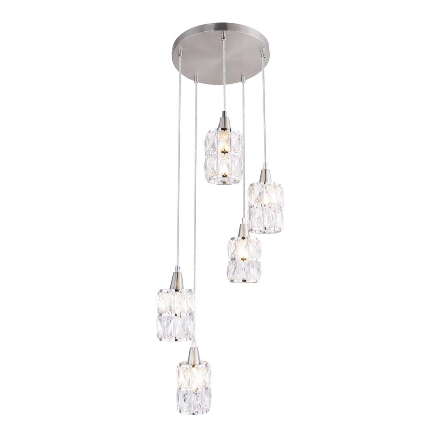 Globo - Chandelier on a string 5xE14/40W/230V