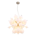 Globo - Chandelier on a string 6xE14/25W/230V d. 55 cm white