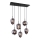 Globo - Chandelier on a string 6xE14/40W/230V black