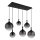 Globo - Chandelier on a string 6xE27/10W/230V black