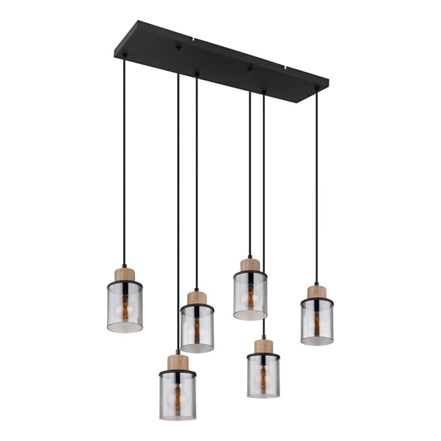 Globo - Chandelier on a string 6xE27/15W/230V