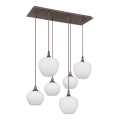 Globo - Chandelier on a string 6xE27/40W/230V white
