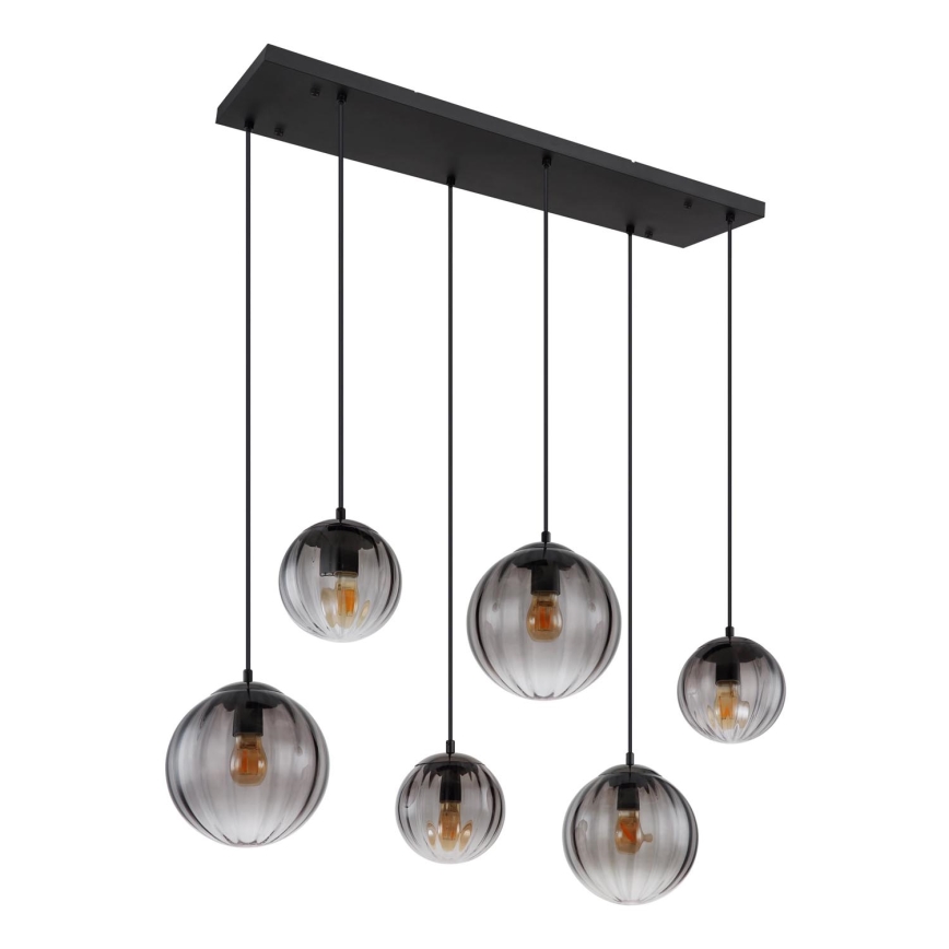 Globo - Chandelier on a string 6xE27/60W/230V
