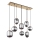 Globo - Chandelier on a string 8xE14/40W/230V smoky