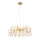 Globo - Chandelier on a string 8xG9/8W/230V d. 61 cm gold