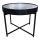 Globo - Coffee table with clock Ø 71.5 cm, black