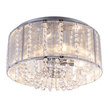 Globo - Crystal ceiling light 4xE14/40W/230V