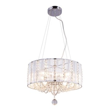 Globo - Crystal chandelier on a string 4xE14/40W/230V