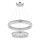 Globo - Dimmable LED cable pendant lamp, LED/60W/230V, 2700-6000K, clear + remote control