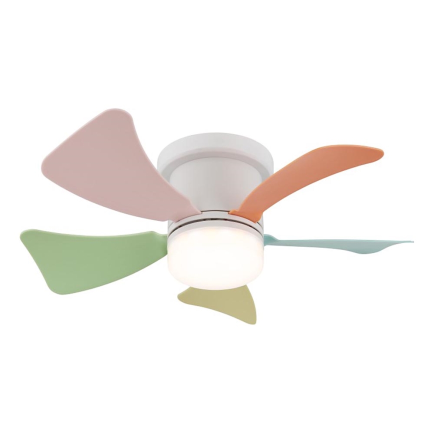 Globo - Dimmable LED Ceiling Fan LED/10W/230V 3000-6500K Color-changing + Remote Control