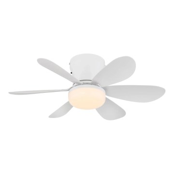 Globo - Dimmable LED Ceiling Fan LED/5W/230V 2700-6500K White + Remote Control
