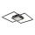 Globo - Dimmable LED ceiling light 32W/230V 2700-6500K 42.6x42.6 cm black + remote control