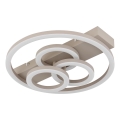 Globo - Dimmable LED ceiling light, 40W/230V, 2700-6500K, Ø 35×33 cm, brass finish + remote control
