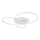 Globo - Dimmable LED Ceiling Light 70W/230V 2700–6500K 105 x 26.5 cm White + Remote Control